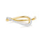 Ania Haie Swan Lake Gold Pave Knot Cuff Bracelet B077-04G