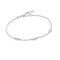 Ania Haie Fairy Dust Silver Cluster Station Bracelet B079-01H