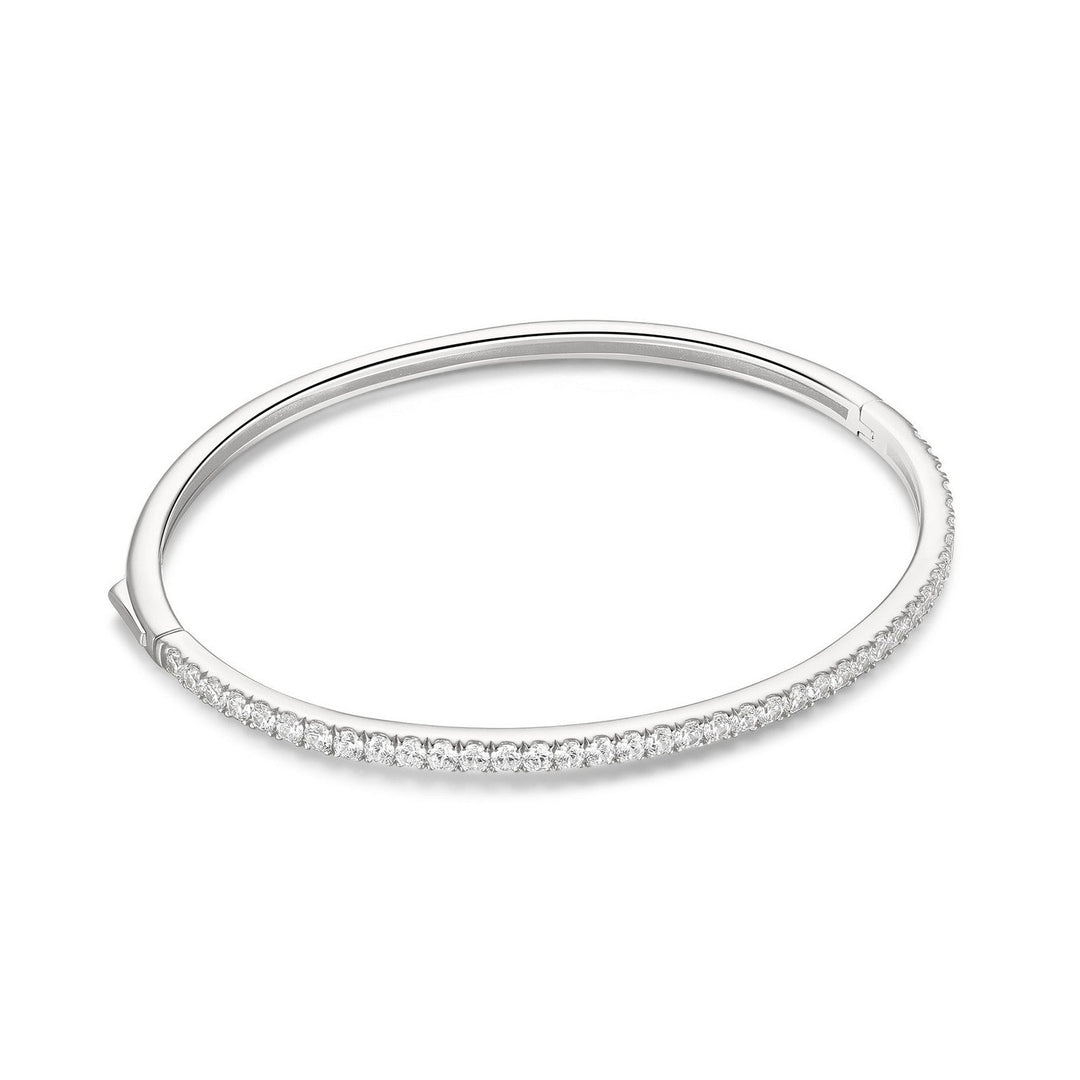 Ania Haie Fairy Dust Silver Pave Tennis Bangle B079-02H