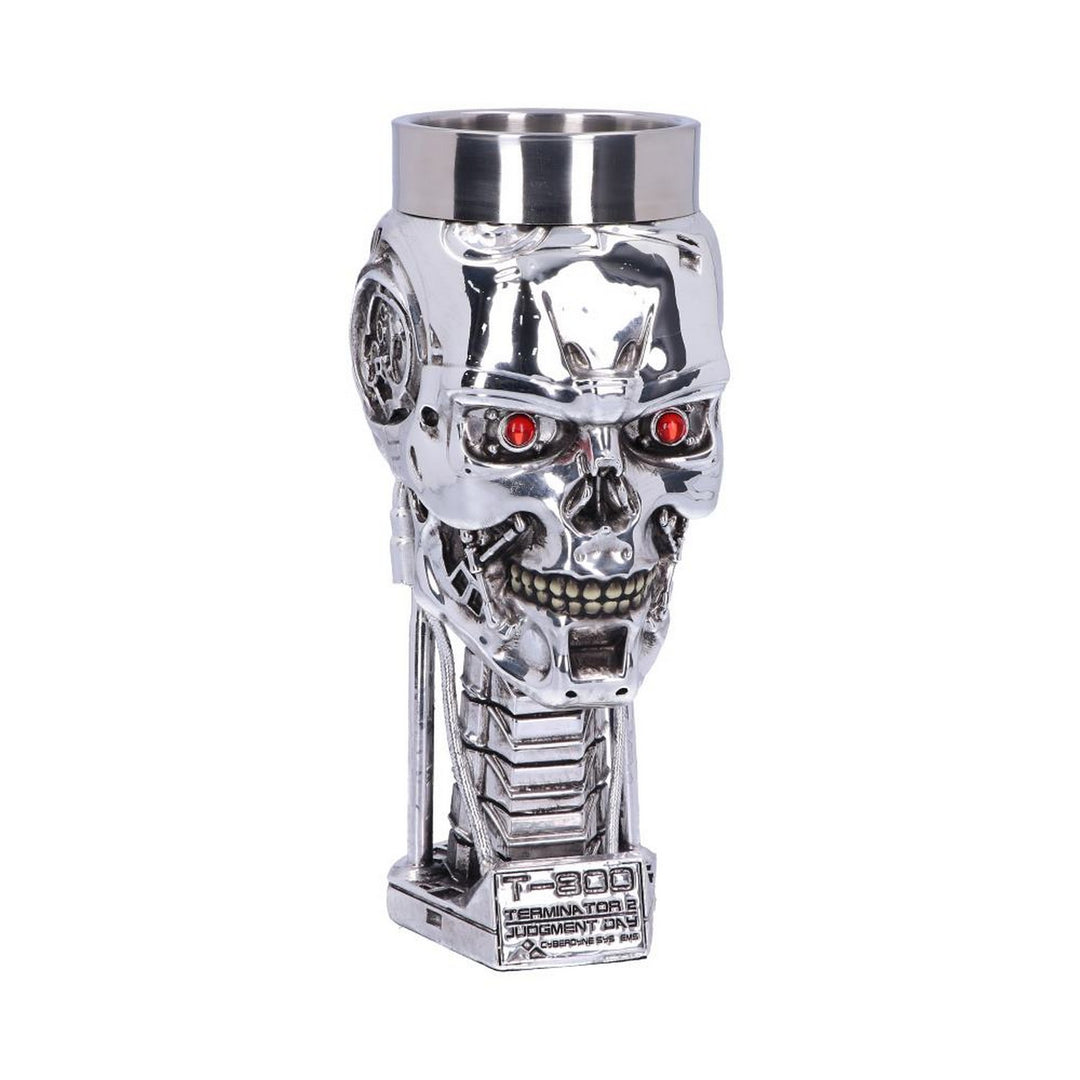 T-800 Terminator 2 Judgement Day T2 Head Goblet Wine Glass B1456D5