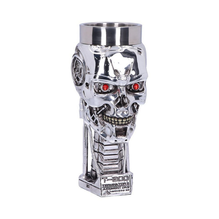 T-800 Terminator 2 Judgement Day T2 Head Goblet Wine Glass B1456D5