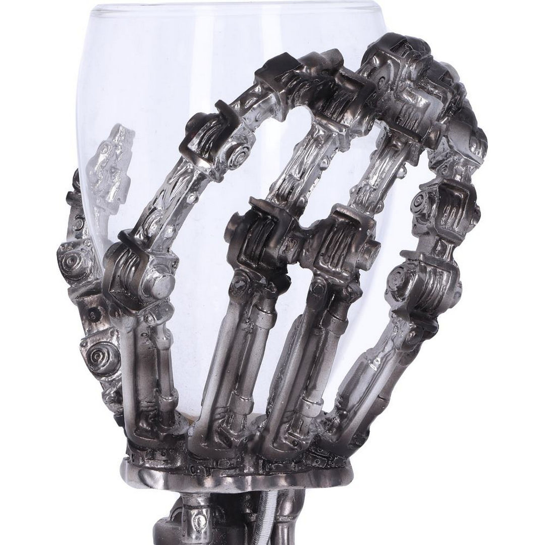 Terminator 2 T-800 Hand Goblet Wine Glass Official Merchandise Judgment Day B1457D5