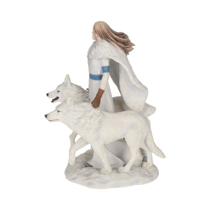 Anne Stokes Winter Guardians Wolf Companion Figurine B1535E5