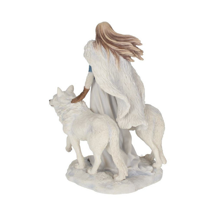 Anne Stokes Winter Guardians Wolf Companion Figurine B1535E5