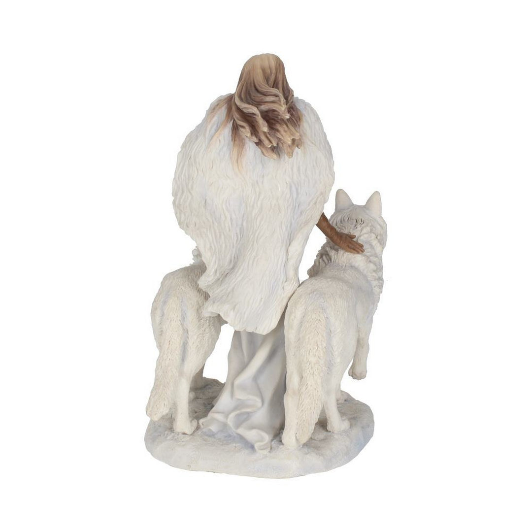 Anne Stokes Winter Guardians Wolf Companion Figurine B1535E5