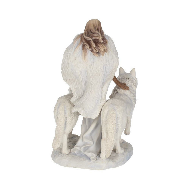 Anne Stokes Winter Guardians Wolf Companion Figurine B1535E5