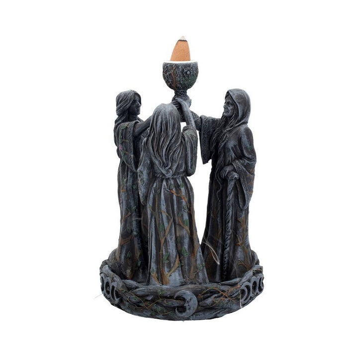 Mother Maiden & Crone Backflow Incense Burner 18cm B1879F6