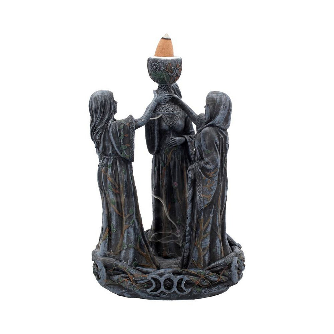 Mother Maiden & Crone Backflow Incense Burner 18cm B1879F6