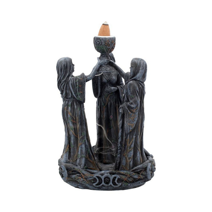 Mother Maiden & Crone Backflow Incense Burner 18cm B1879F6