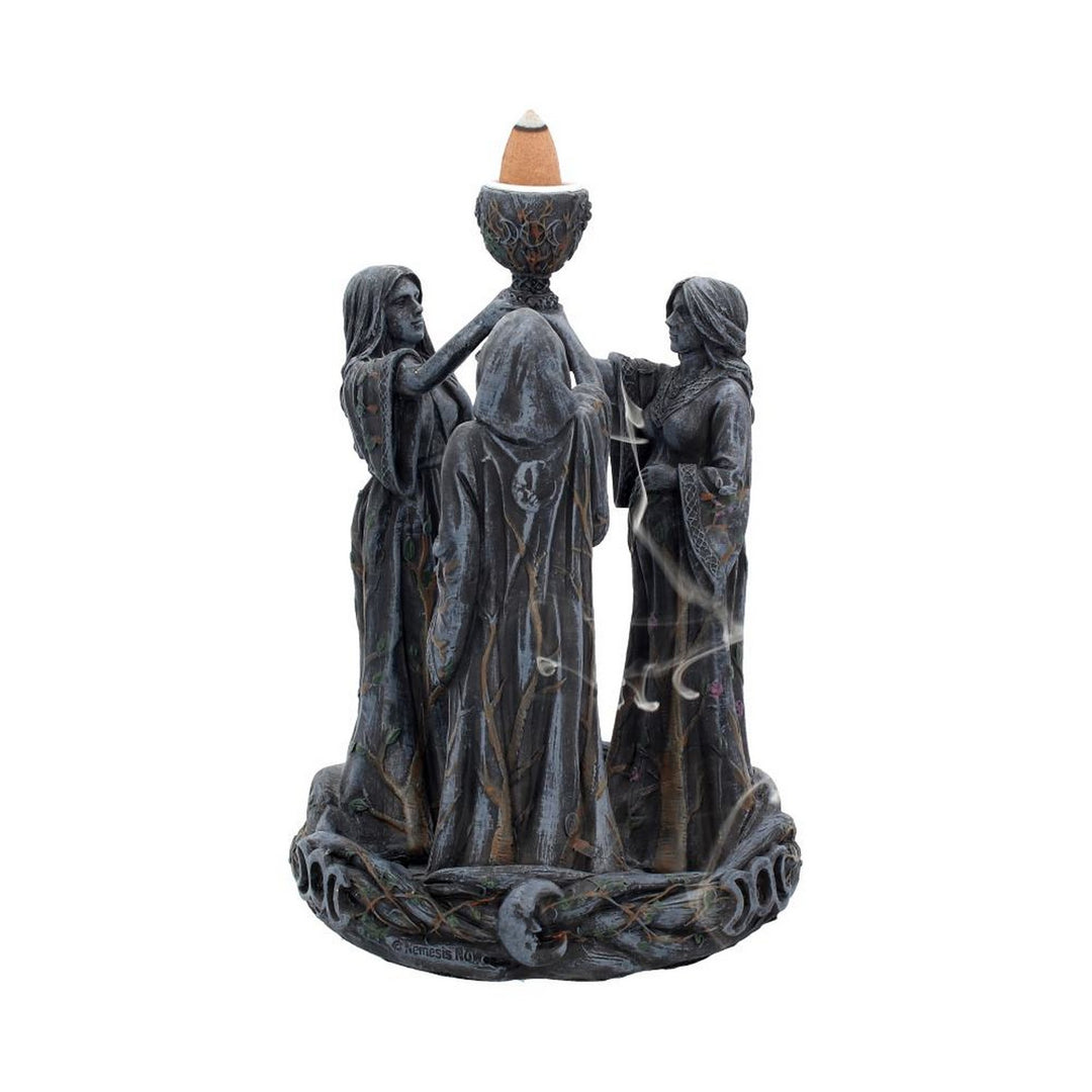 Mother Maiden & Crone Backflow Incense Burner 18cm B1879F6