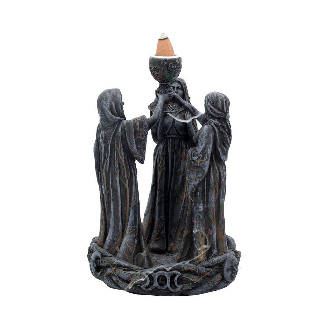 Mother Maiden & Crone Backflow Incense Burner 18cm B1879F6