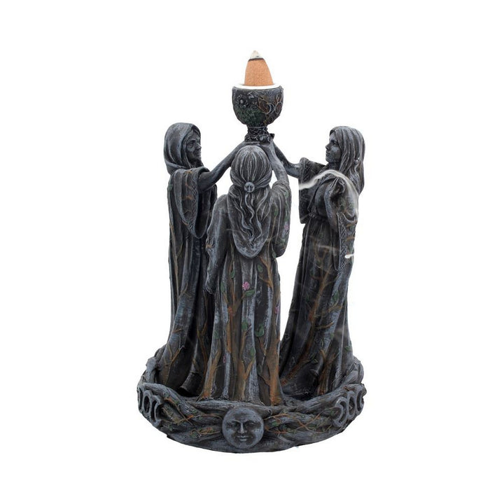 Mother Maiden & Crone Backflow Incense Burner 18cm B1879F6