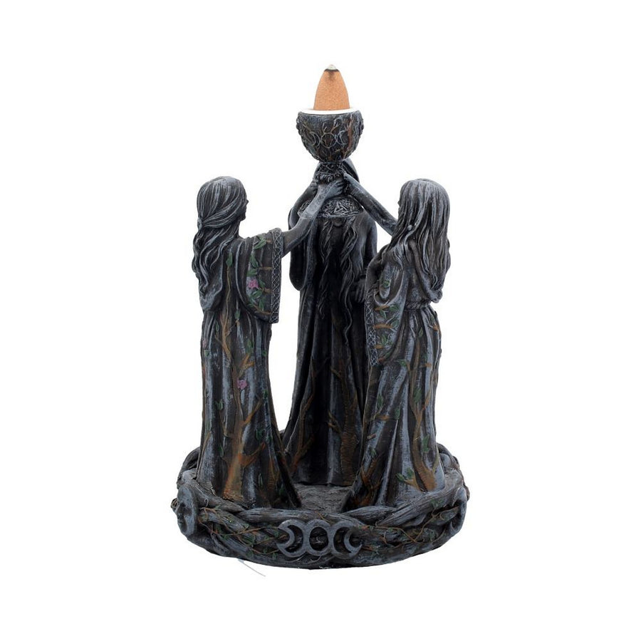 Mother Maiden & Crone Backflow Incense Burner 18cm B1879F6