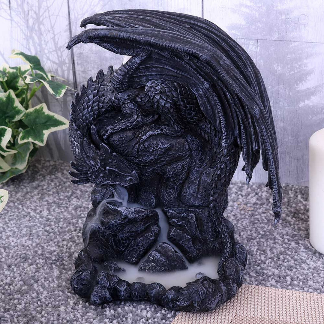 Dragon Pool Backflow Incense Burner 19cm B1933F6