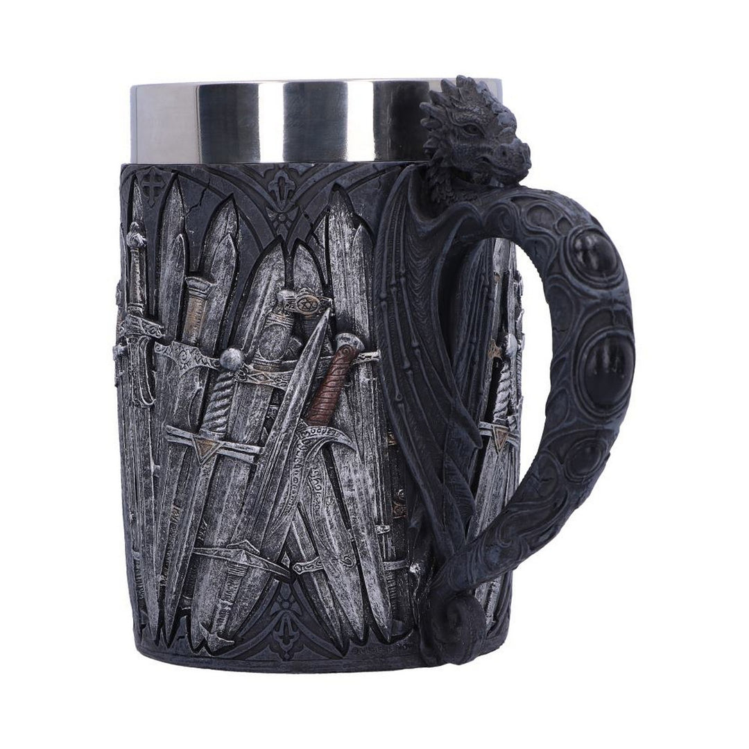 Medieval Sword Dragon Tankard Gothic Fantasy Mug B1940F6