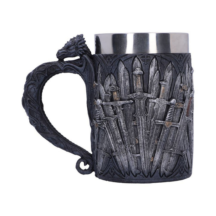 Medieval Sword Dragon Tankard Gothic Fantasy Mug B1940F6