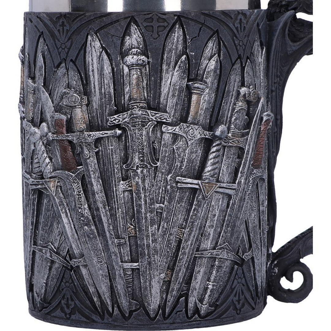 Medieval Sword Dragon Tankard Gothic Fantasy Mug B1940F6