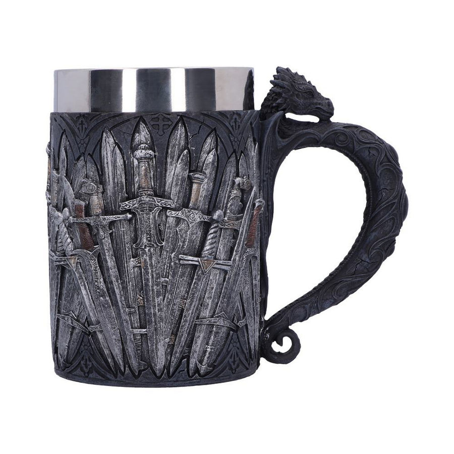 Medieval Sword Dragon Tankard Gothic Fantasy Mug B1940F6