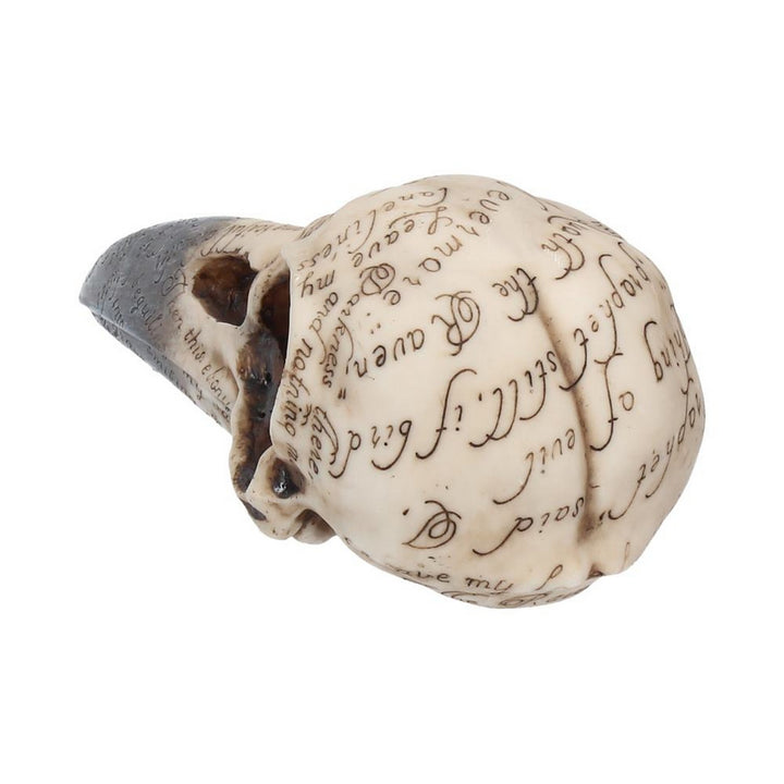 Edgar's Raven Skull Figurine Edgar Allen Poe Ornament B1986F6