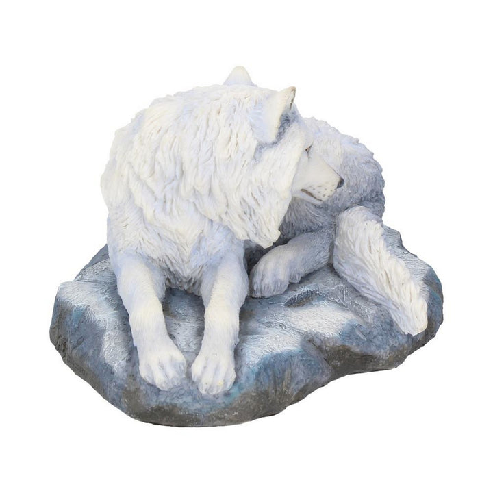 Guardian of the North Wolf Figurine by Lisa Parker Snowy Wolf Ornament B2003F6