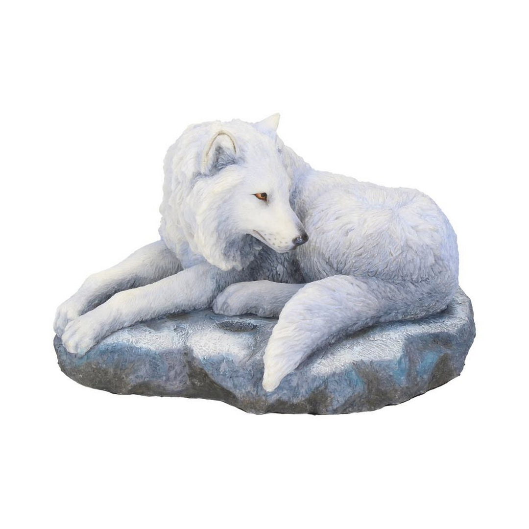 Guardian of the North Wolf Figurine by Lisa Parker Snowy Wolf Ornament B2003F6