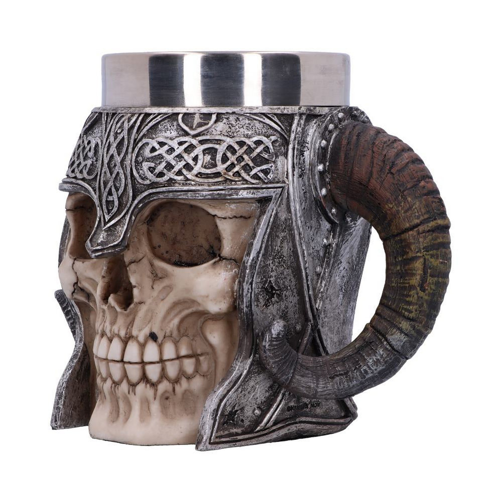 Viking Skull Helmet Tankard Historical Mug B2091F6