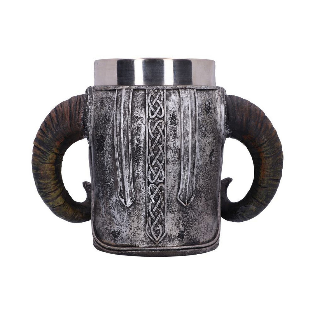 Viking Skull Helmet Tankard Historical Mug B2091F6