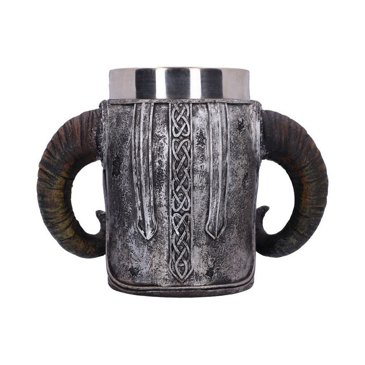 Viking Skull Helmet Tankard Historical Mug B2091F6