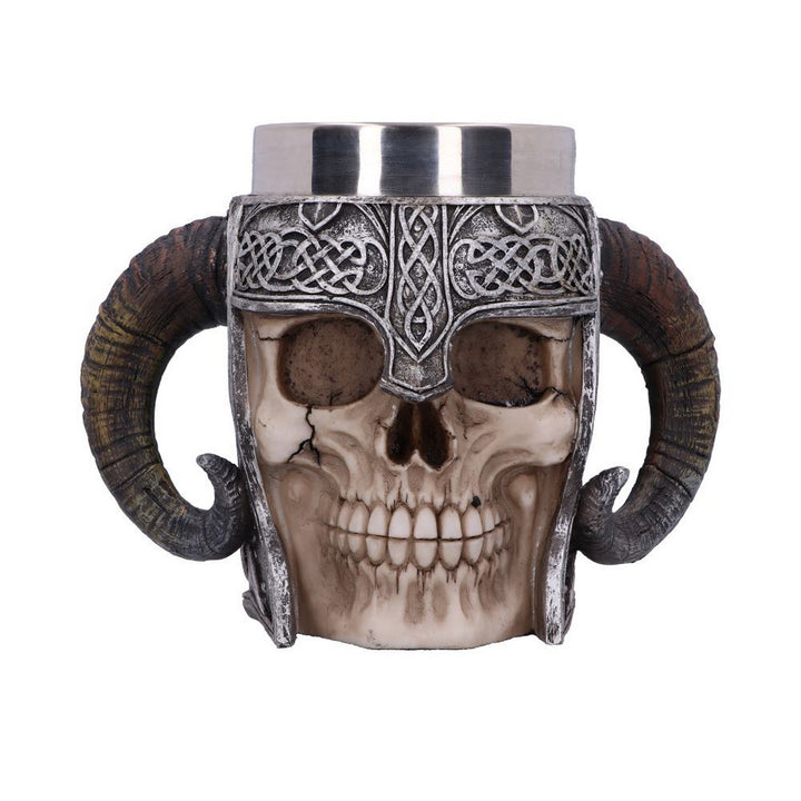 Viking Skull Helmet Tankard Historical Mug B2091F6