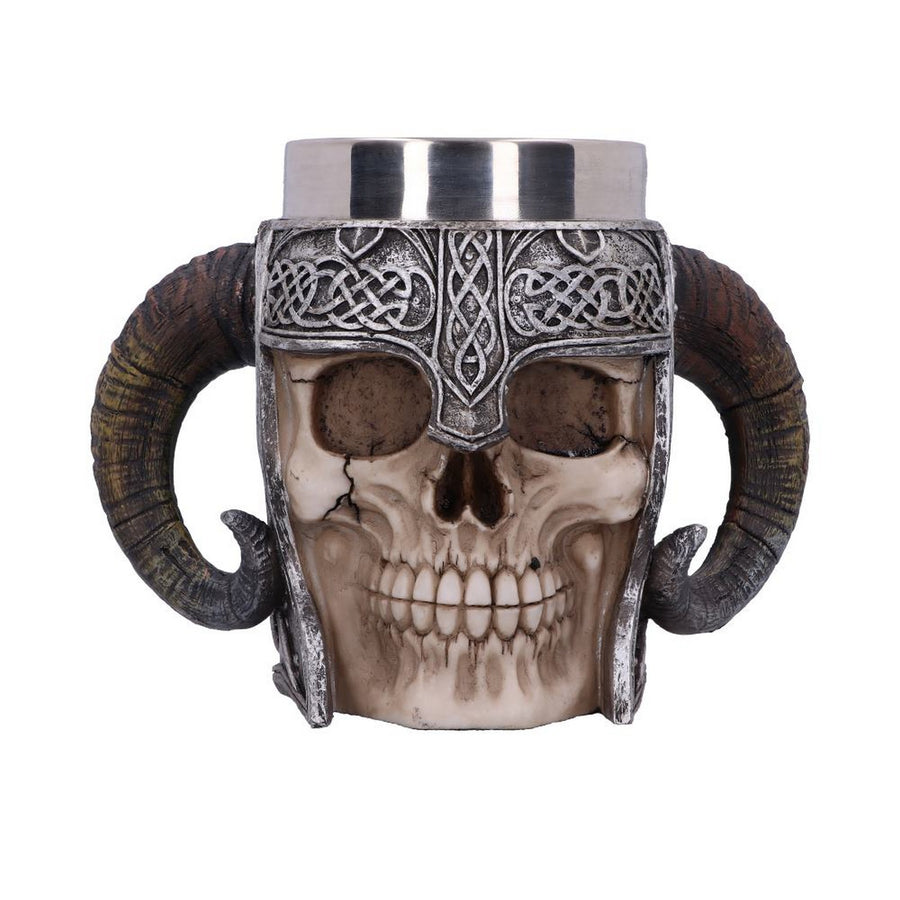 Viking Skull Helmet Tankard Historical Mug B2091F6