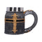 Crusader Medieval Knight Chainmail Tankard Historical Helmet Mug B2291F6