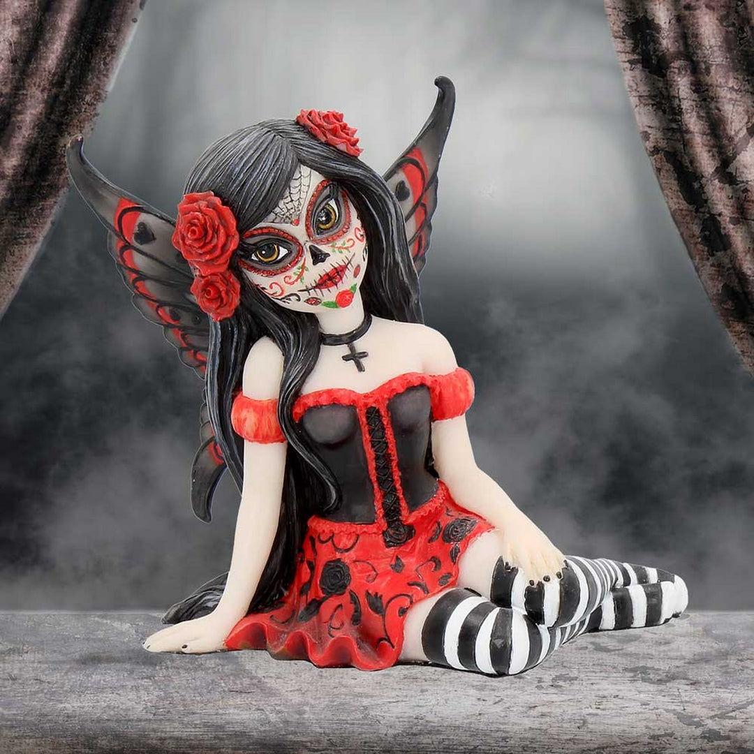 Rosalia Figurine Sugar Skull Fairy Ornament B2297F6