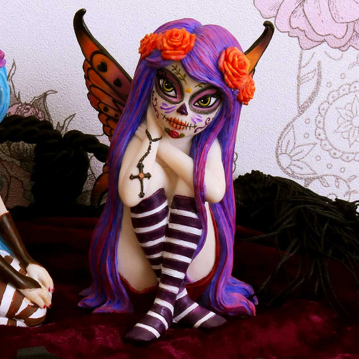Esmerelda Figurine Sugar Skull Fairy Ornament B2300F6