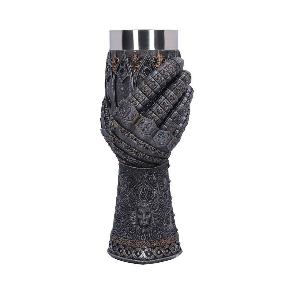 Medieval Lion Heart Gauntlet Armour Goblet B2404G6