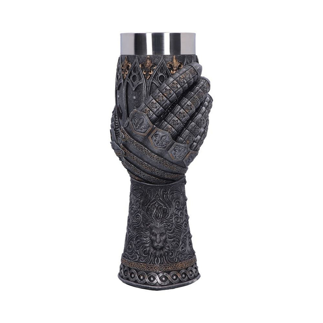 Medieval Lion Heart Gauntlet Armour Goblet B2404G6