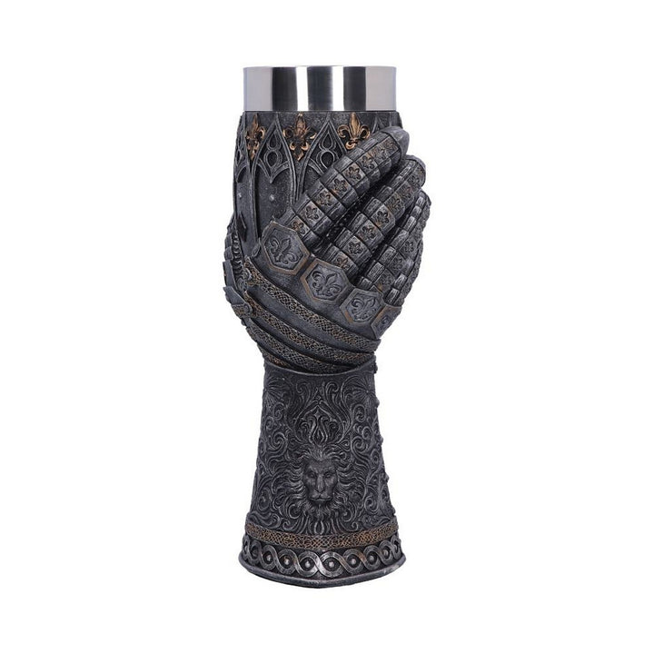 Medieval Lion Heart Gauntlet Armour Goblet B2404G6