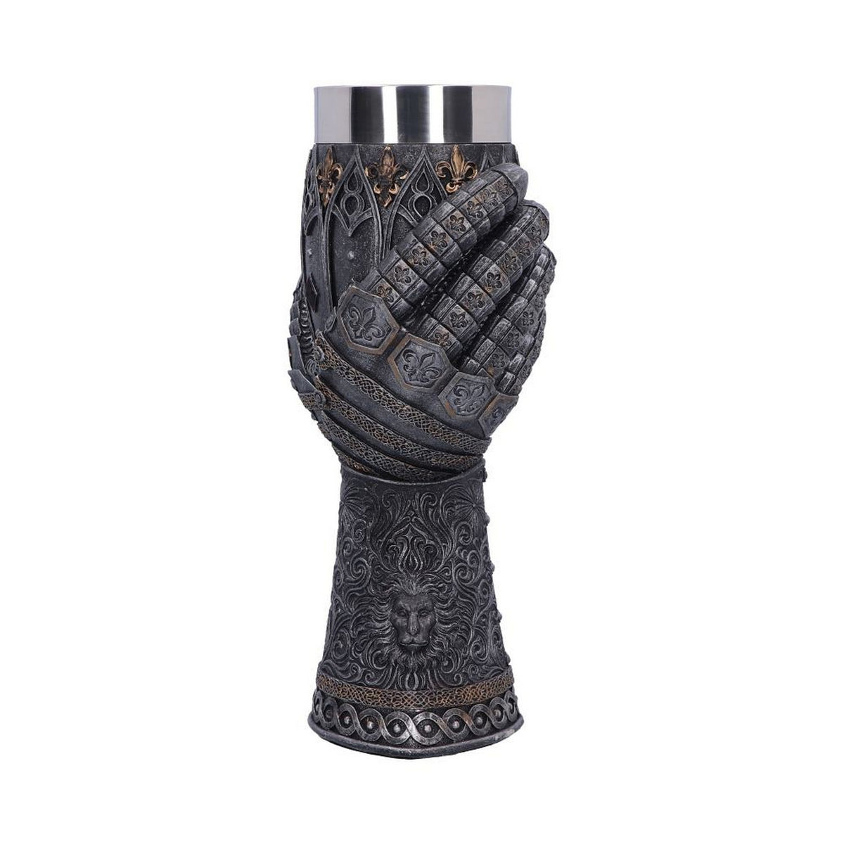 Medieval Lion Heart Gauntlet Armour Goblet B2404G6