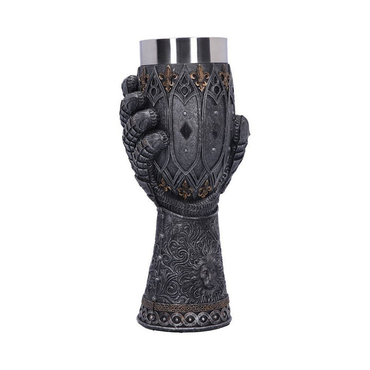 Medieval Lion Heart Gauntlet Armour Goblet B2404G6