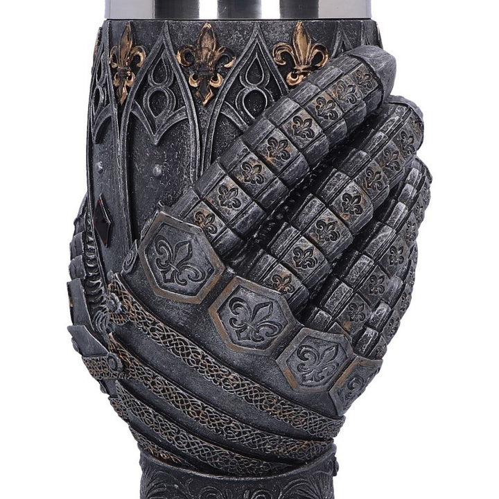 Medieval Lion Heart Gauntlet Armour Goblet B2404G6