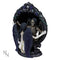 Fates Reflection Gothic Mirror Female Skeleton Ornament B2407G6