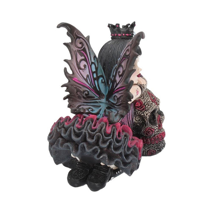 Little Shadows Lolita Figurine Gothic Fairy and Sugar Skull Ornament B2771G6