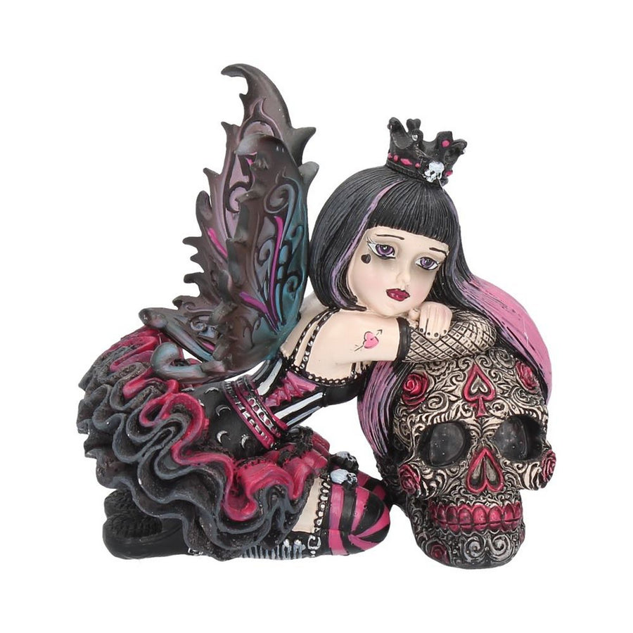Little Shadows Lolita Figurine Gothic Fairy and Sugar Skull Ornament B2771G6