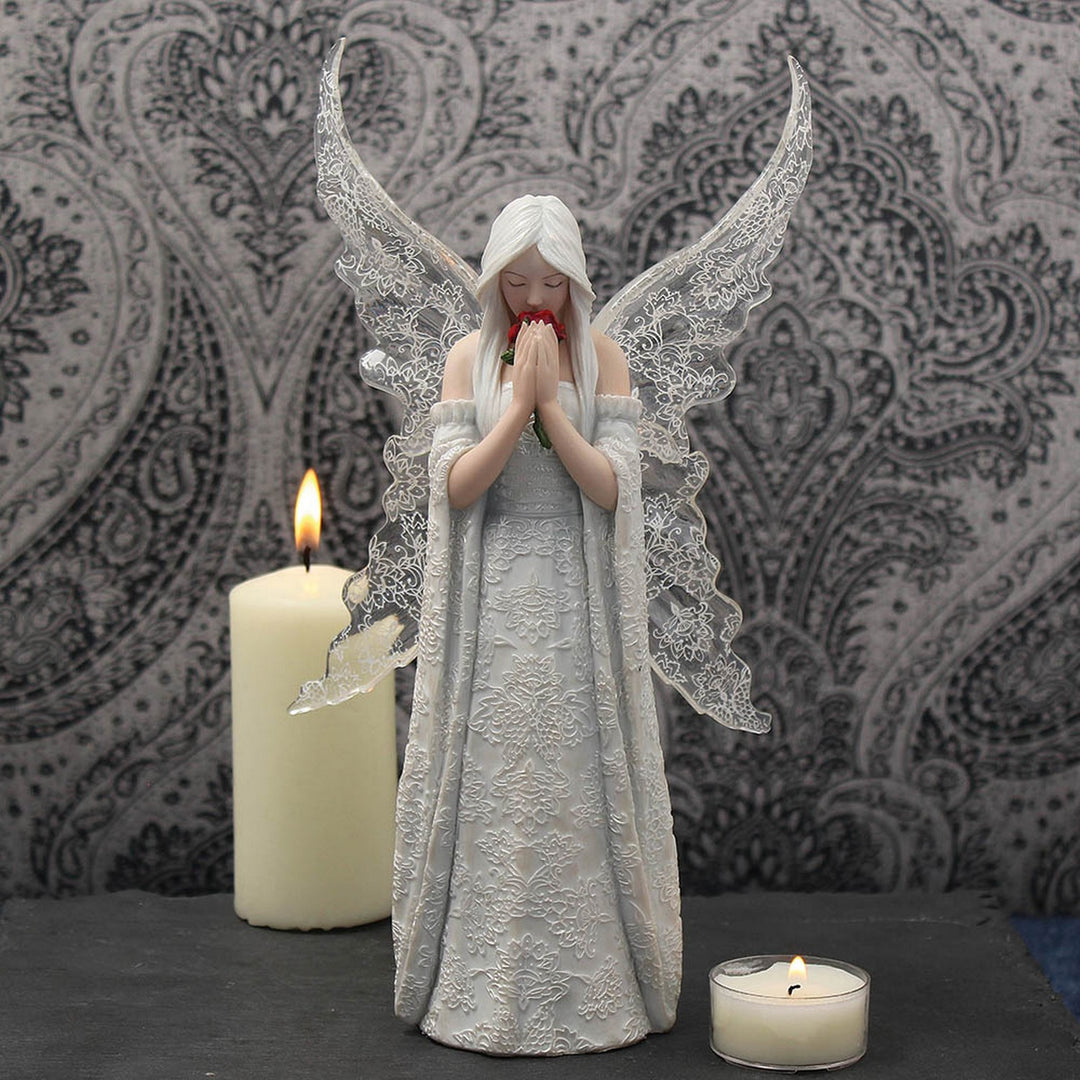 Only Love Remains Fairy Figurine by Anne Stokes Angel Ornament 26cm B2798G6