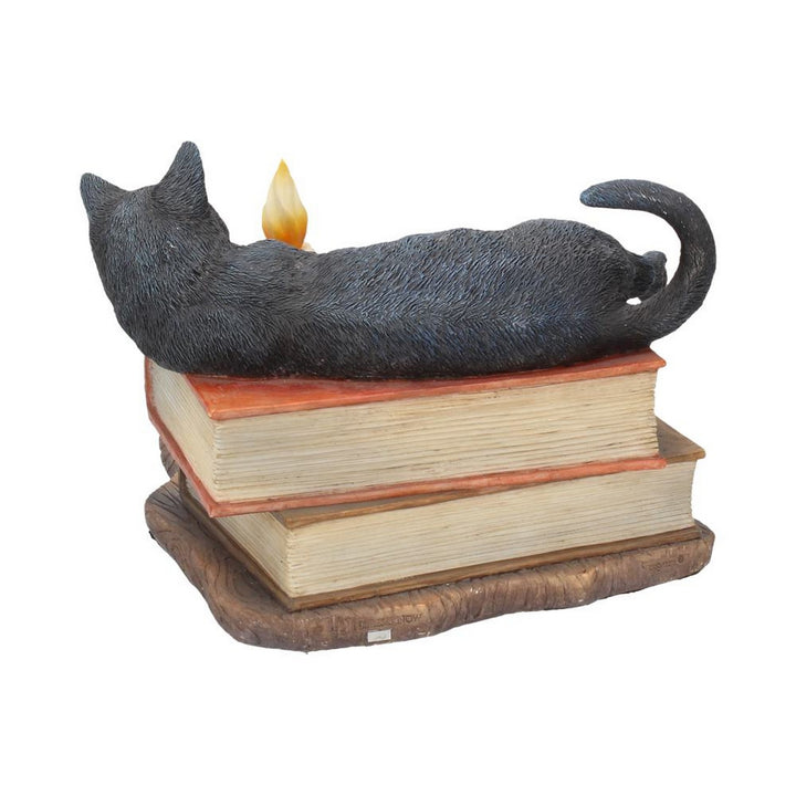 Witching Hour Cat Figurine by Lisa Parker Black Cat & Candle Ornament B2801G6
