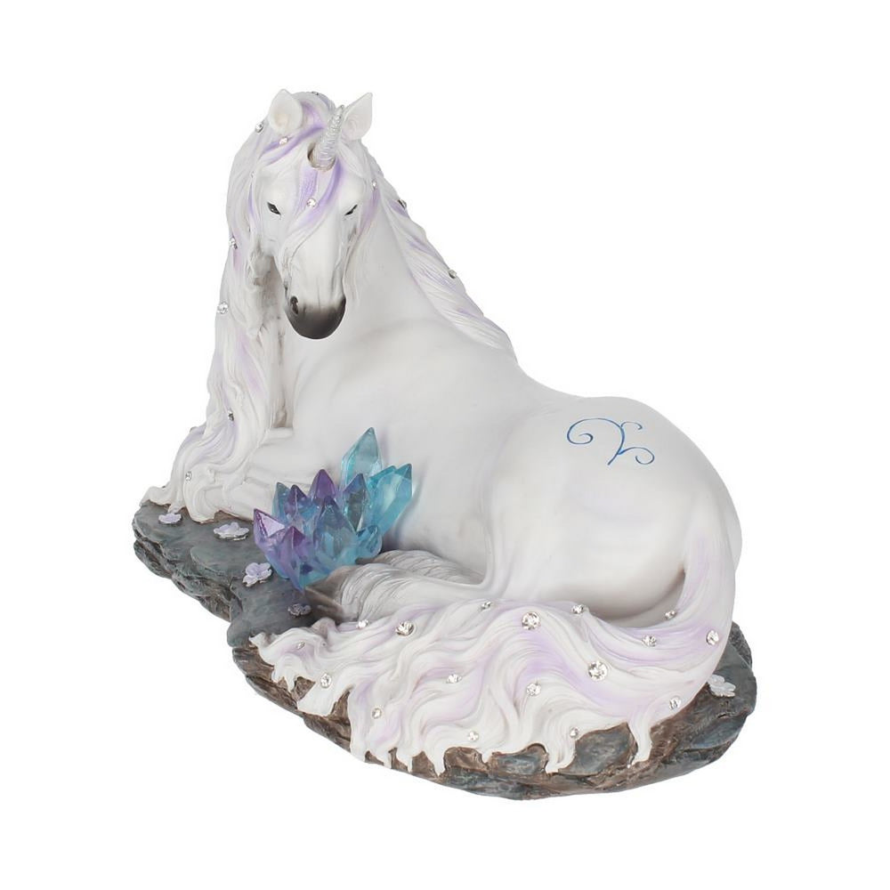 Jewelled Tranquillity Figurine White Unicorn and Crystal Ornament B2832H7