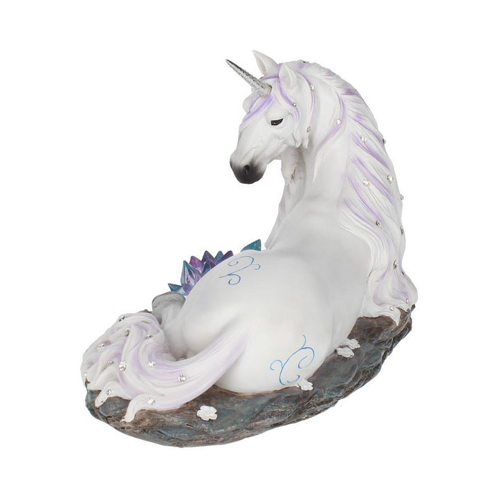 Jewelled Tranquillity Figurine White Unicorn and Crystal Ornament B2832H7
