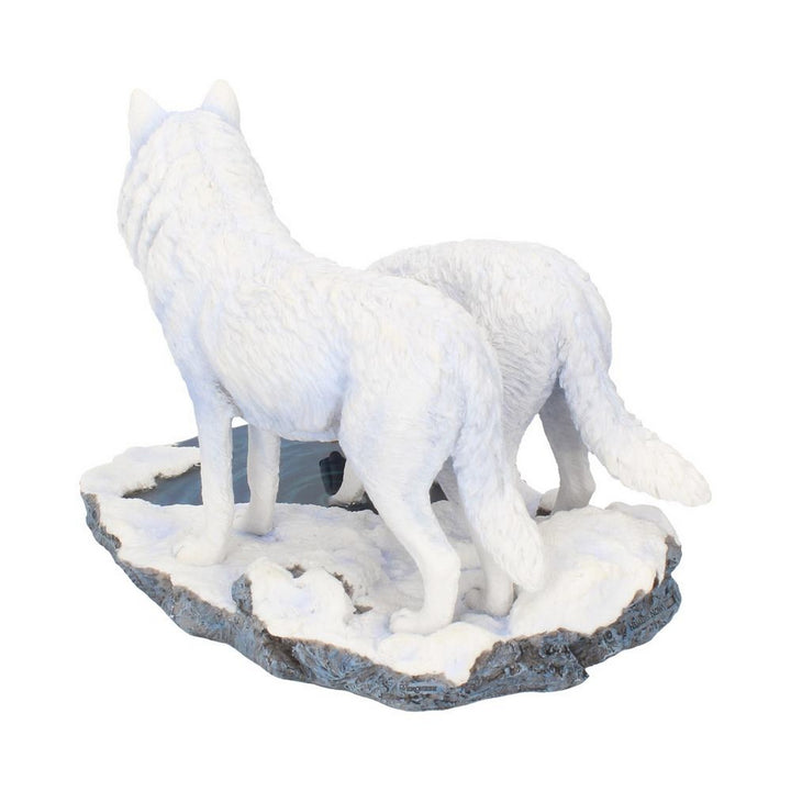 Warriors of Winter Wolf Figurine by Lisa Parker Snowy Wolf Ornament B2833H7