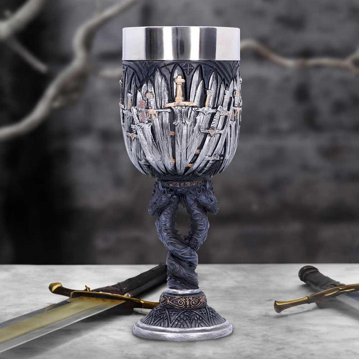 Nemesis Now Medieval Sword Dragon Wine Goblet B2947H7