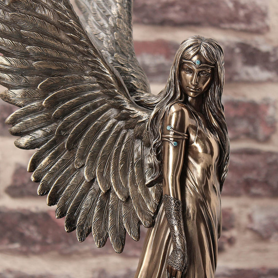 Large Anne Stokes Spirit Guide Bronze Ornament 43cm B2994H7