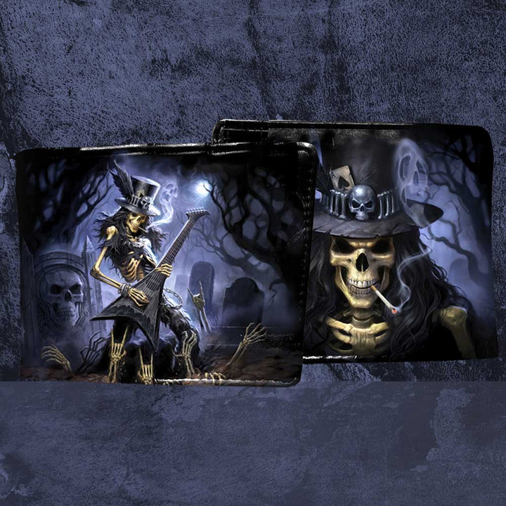 Nemesis Now James Ryman Play Dead Smoking Guitar Wallet Black 11cm B3131H7